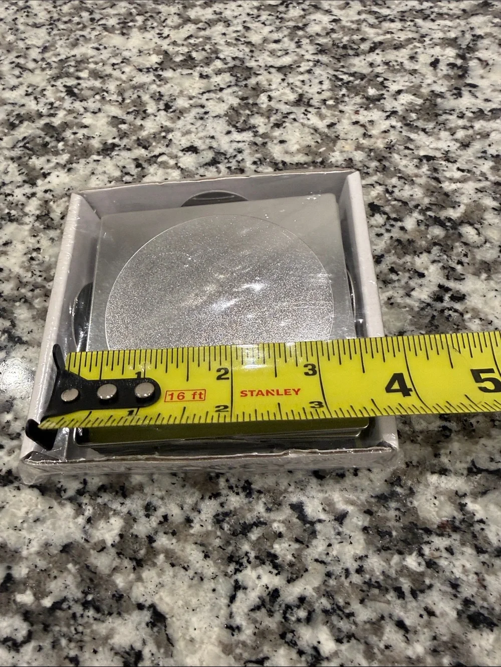 Groggy silver coasters … set of 6 from IKEA … NIP